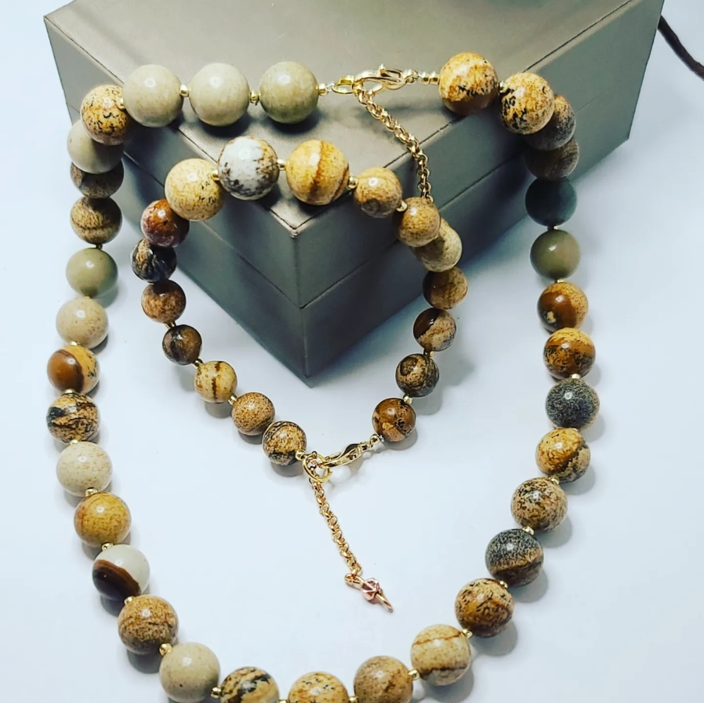 Picture Jasper necklace